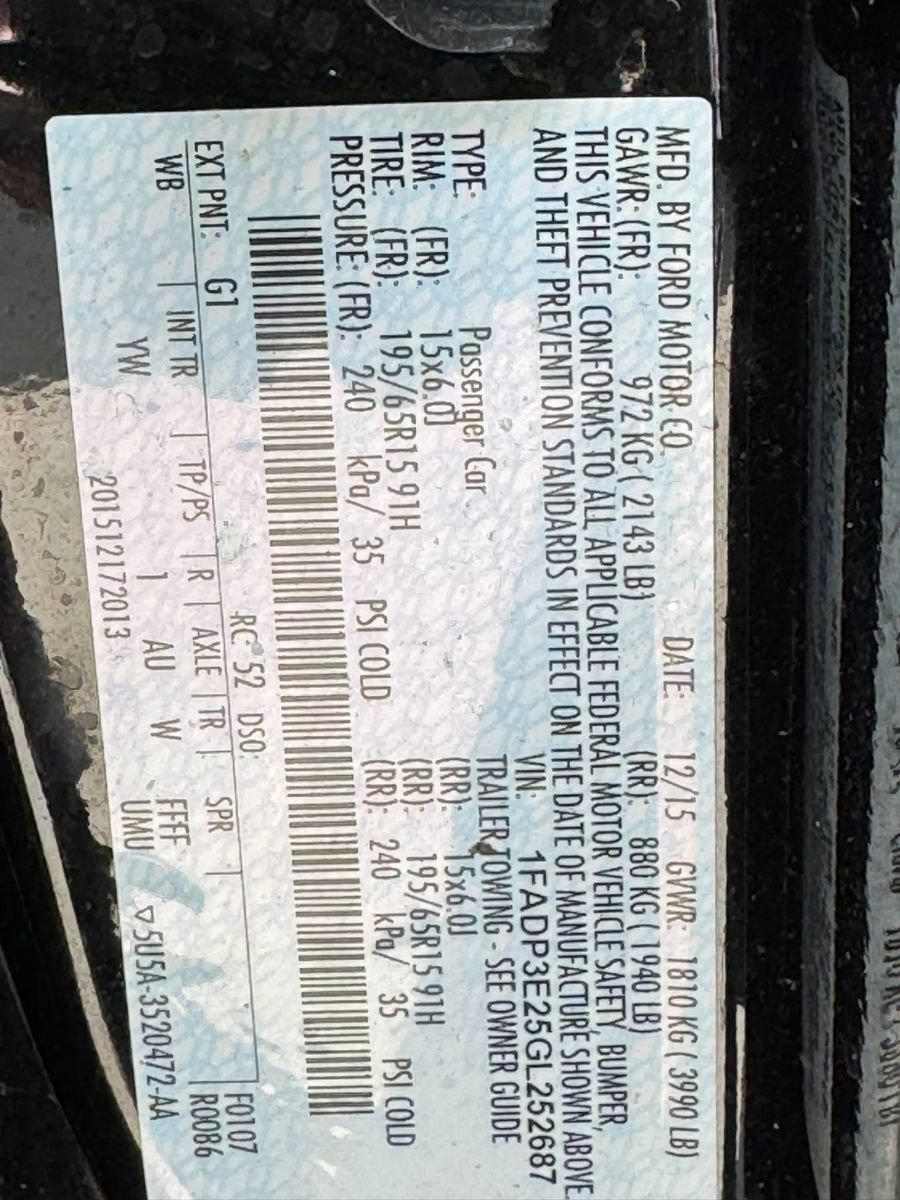 Used 2016 Ford Focus S FWD image 39