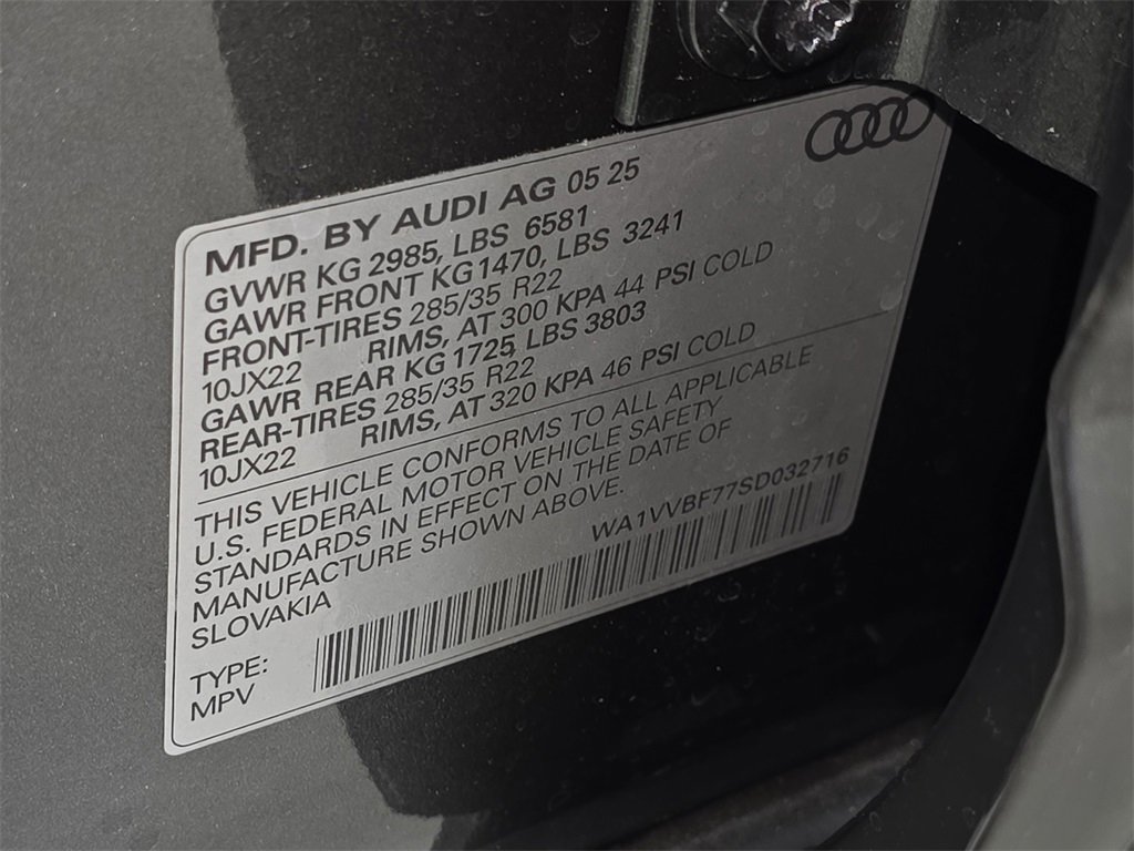 New 2025 Audi Q7 3.0T Prestige image 36