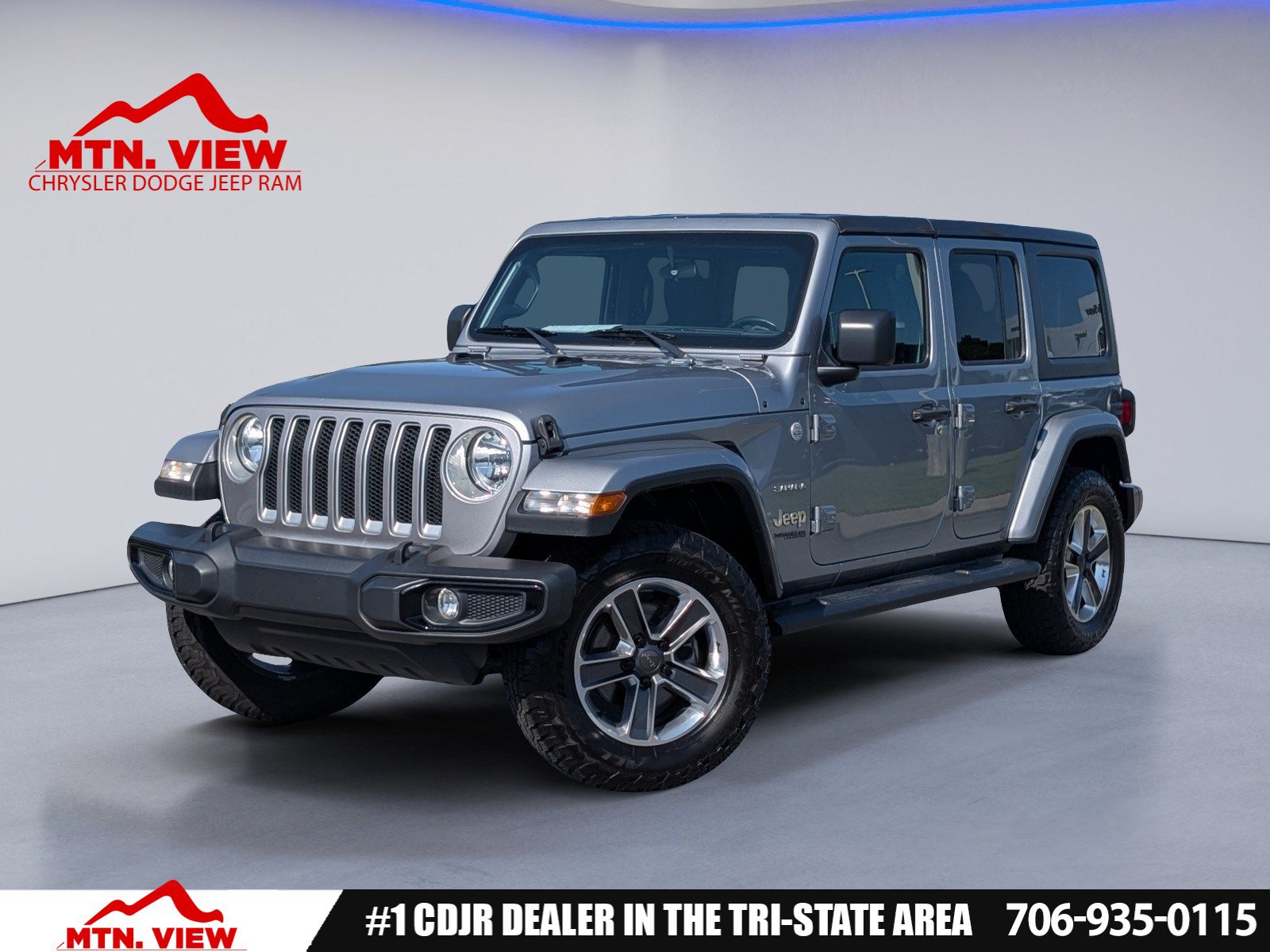 Used 2021 Jeep Wrangler Unlimited Sahara AWD/4WD image 1