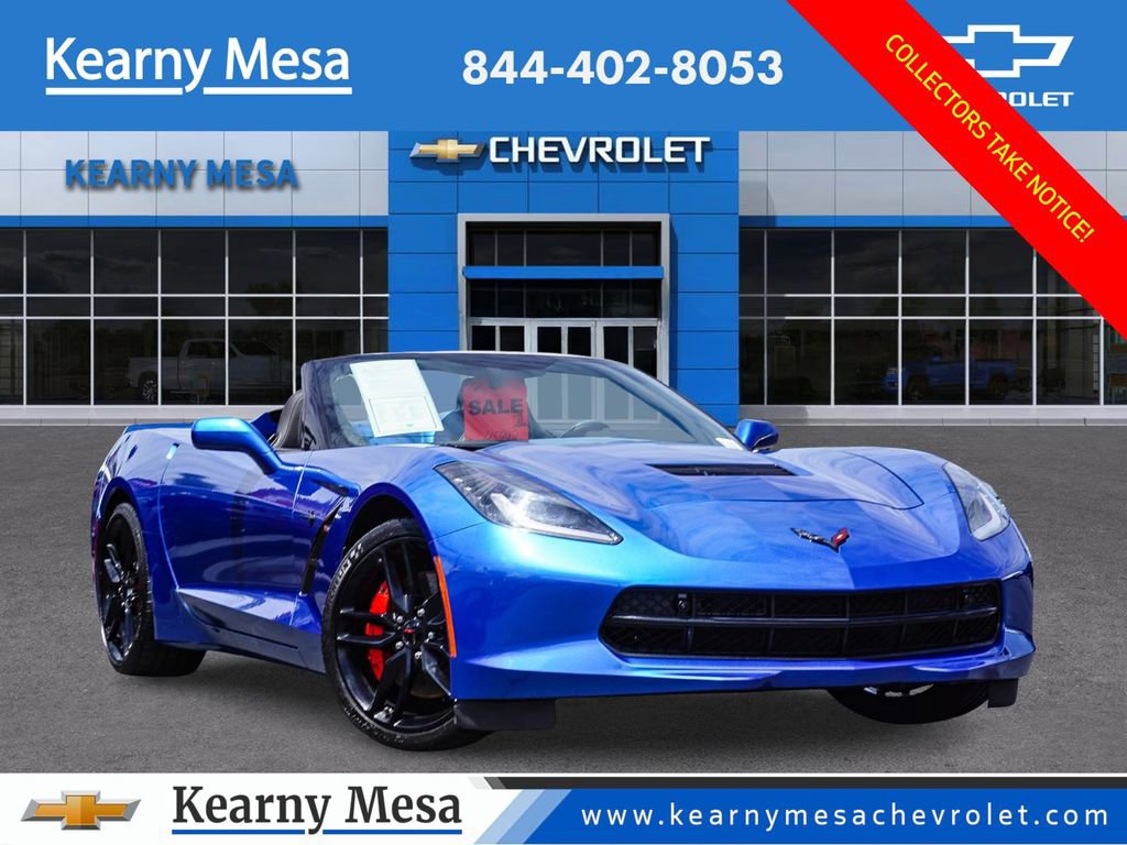 Used 2016 Chevrolet Corvette Stingray Convertible w/ 2LT Preferred Equipment Group RWD image 1