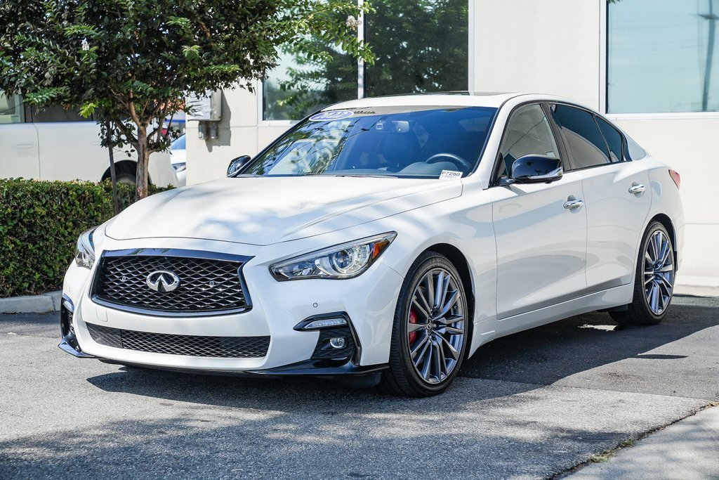 Certified 2022 INFINITI Q50 Red Sport 400 image 3