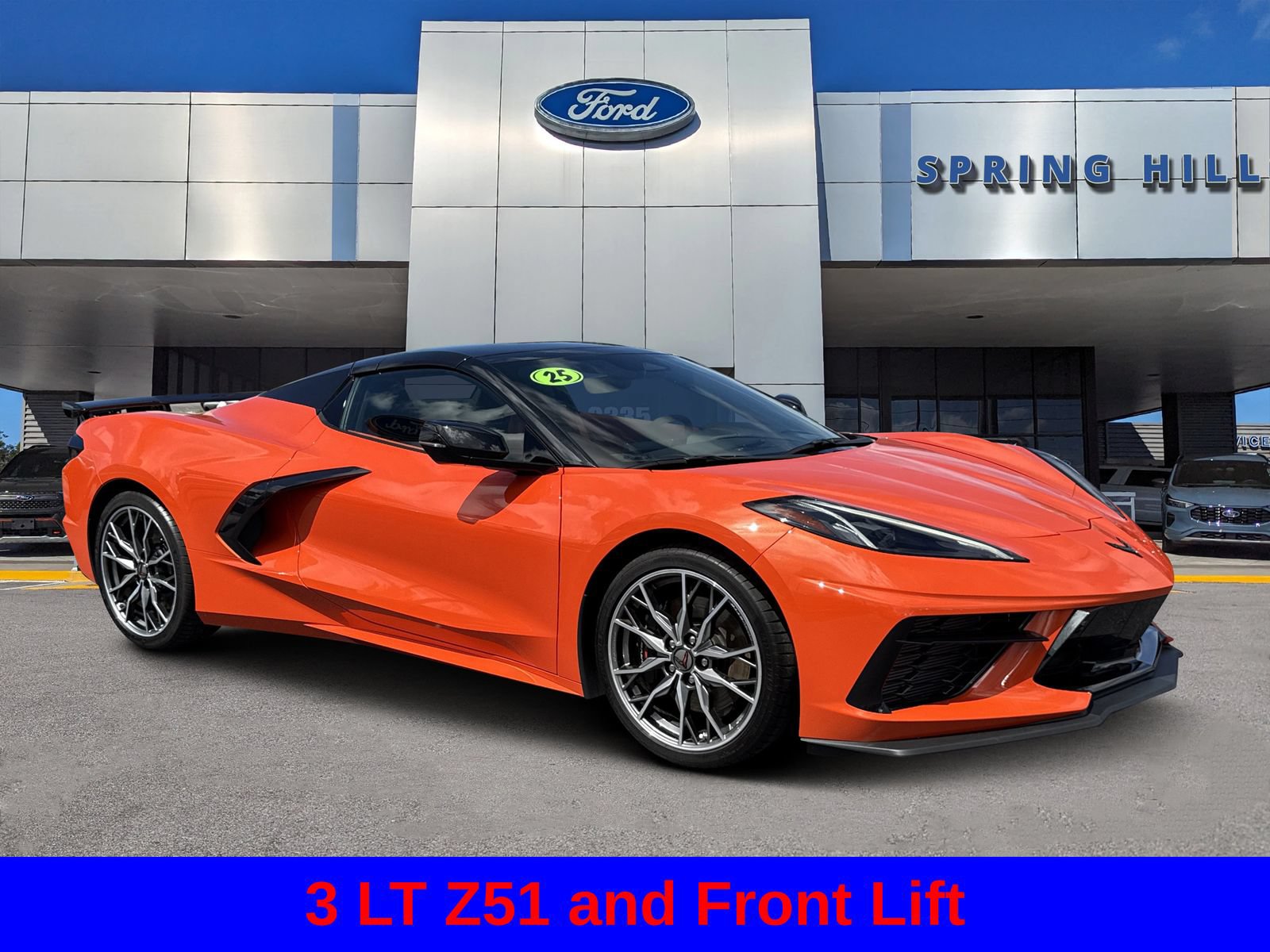 Used 2025 Chevrolet Corvette Stingray Premium Conv w/ Z51 Performance Package RWD image 1