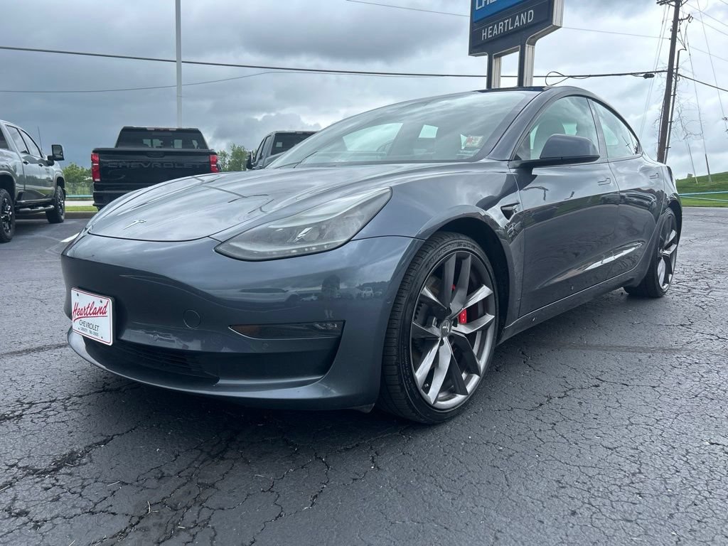Used 2021 Tesla Model 3 Performance AWD/4WD image 1