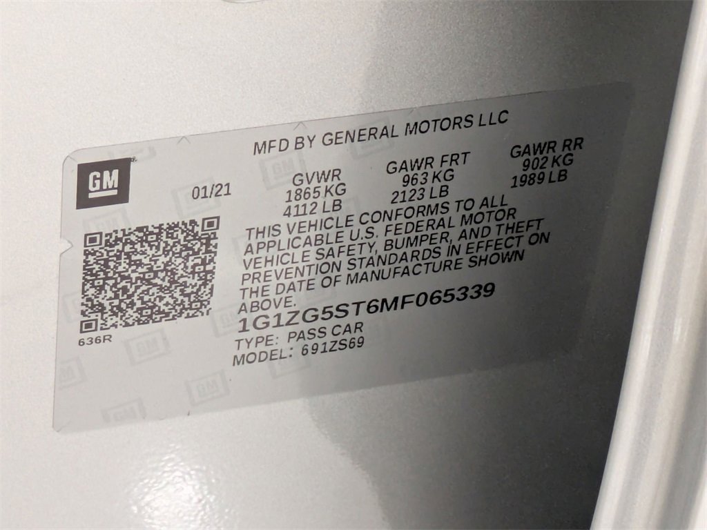 Used 2021 Chevrolet Malibu RS image 35