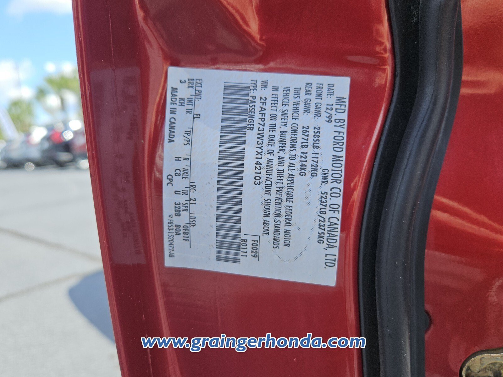 Used 2000 Ford Crown Victoria RWD image 14