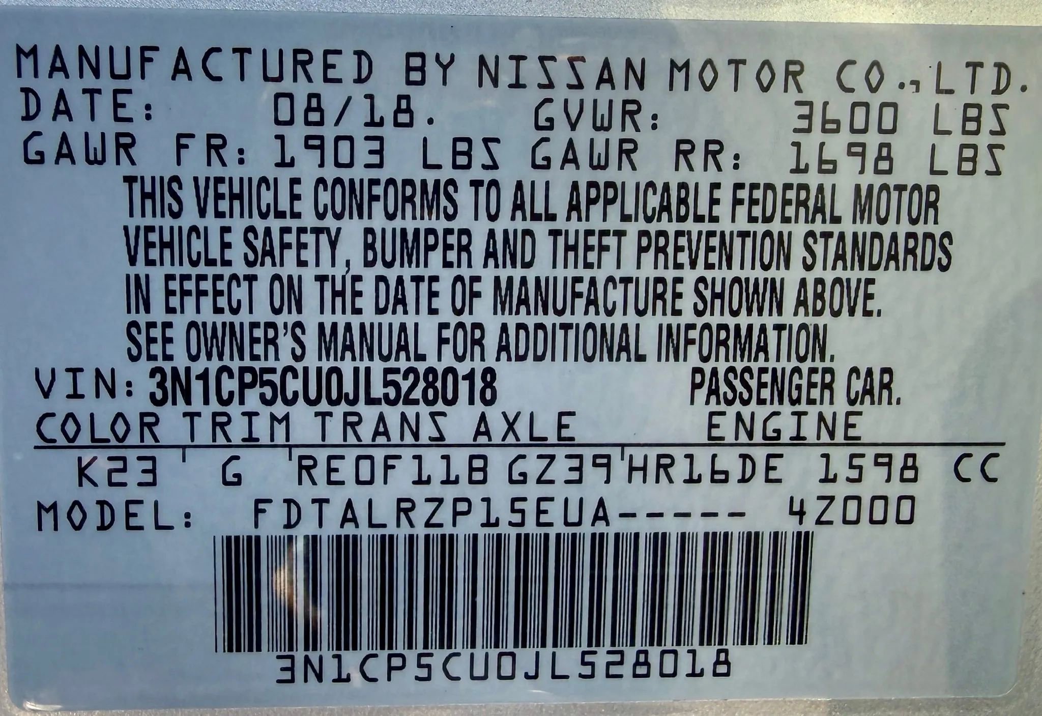 Used 2018 Nissan Kicks S image 24