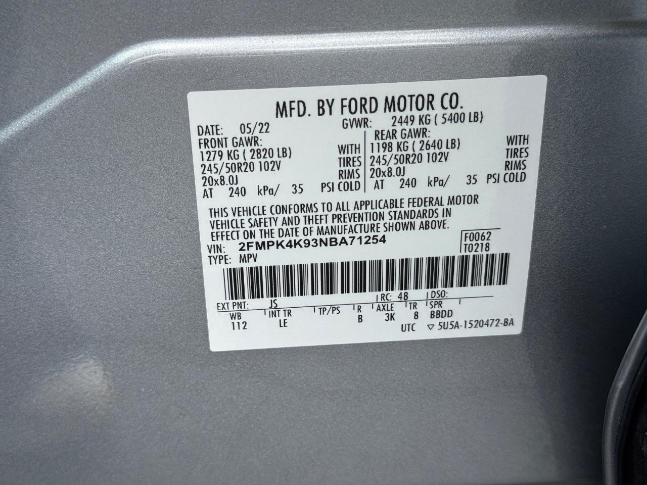 Used 2022 Ford Edge Titanium w/ Class II Trailer Tow Package AWD/4WD image 27