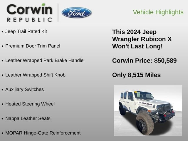 Used 2024 Jeep Wrangler Unlimited Rubicon image 12