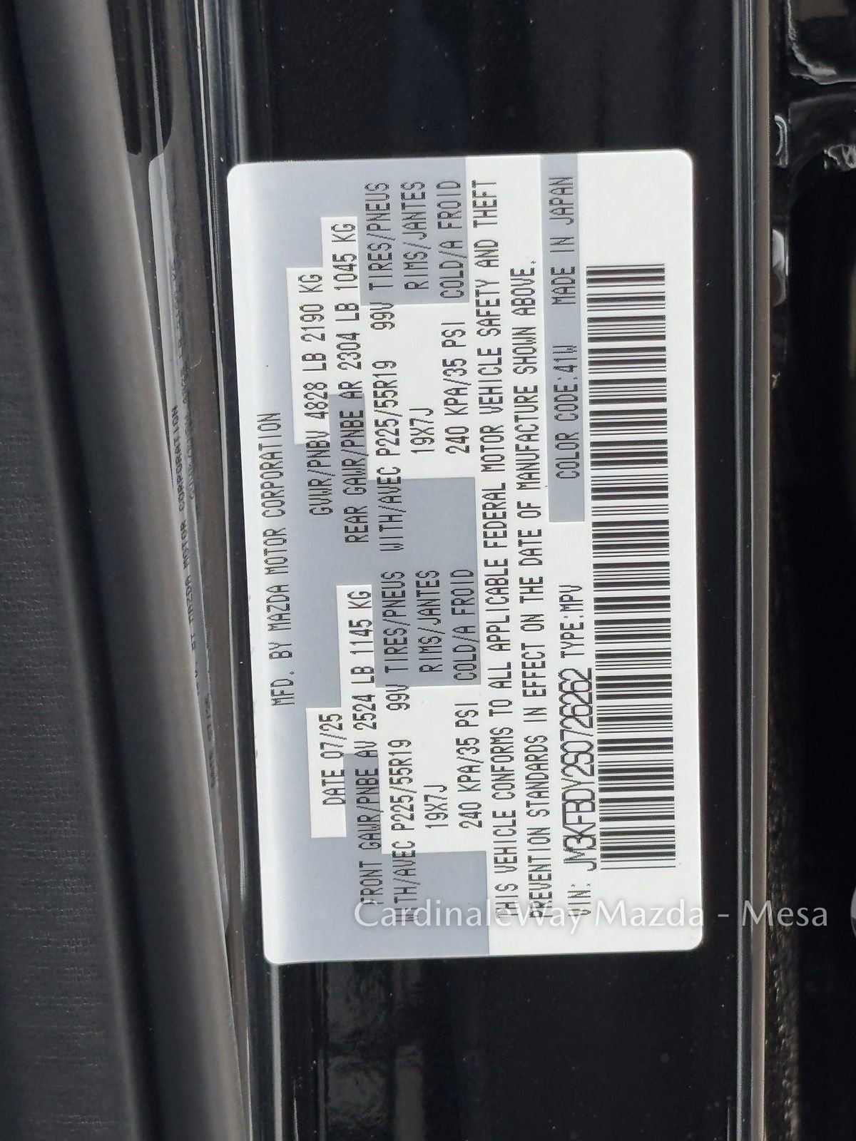 New 2025 MAZDA CX-5 2.5 Turbo image 23