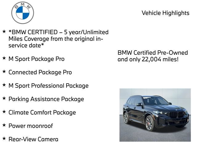 Certified 2025 BMW X5 M60i w/ Climate Comfort Package AWD/4WD image 11