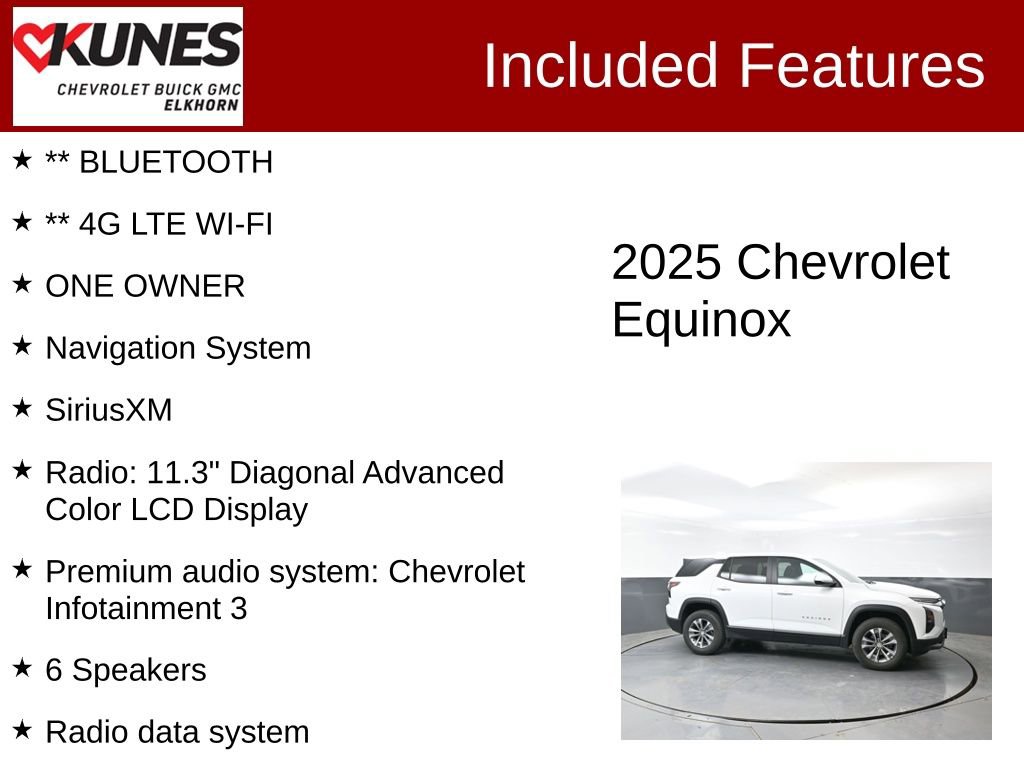 Used 2025 Chevrolet Equinox LT AWD/4WD image 3