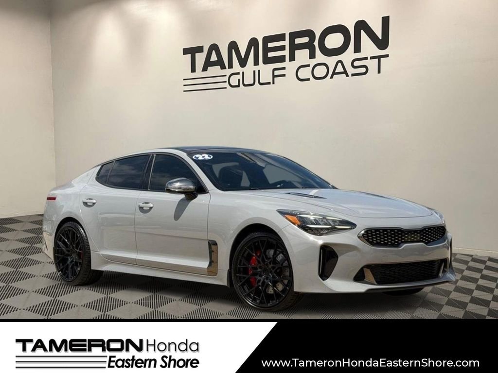 Used 2022 Kia Stinger GT1 w/ Red Interior Color Package RWD image 1