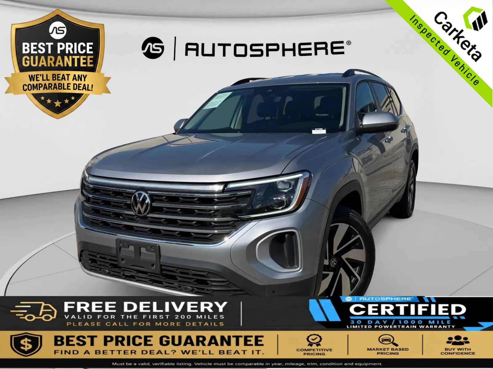 Used 2024 Volkswagen Atlas SE AWD/4WD image 1