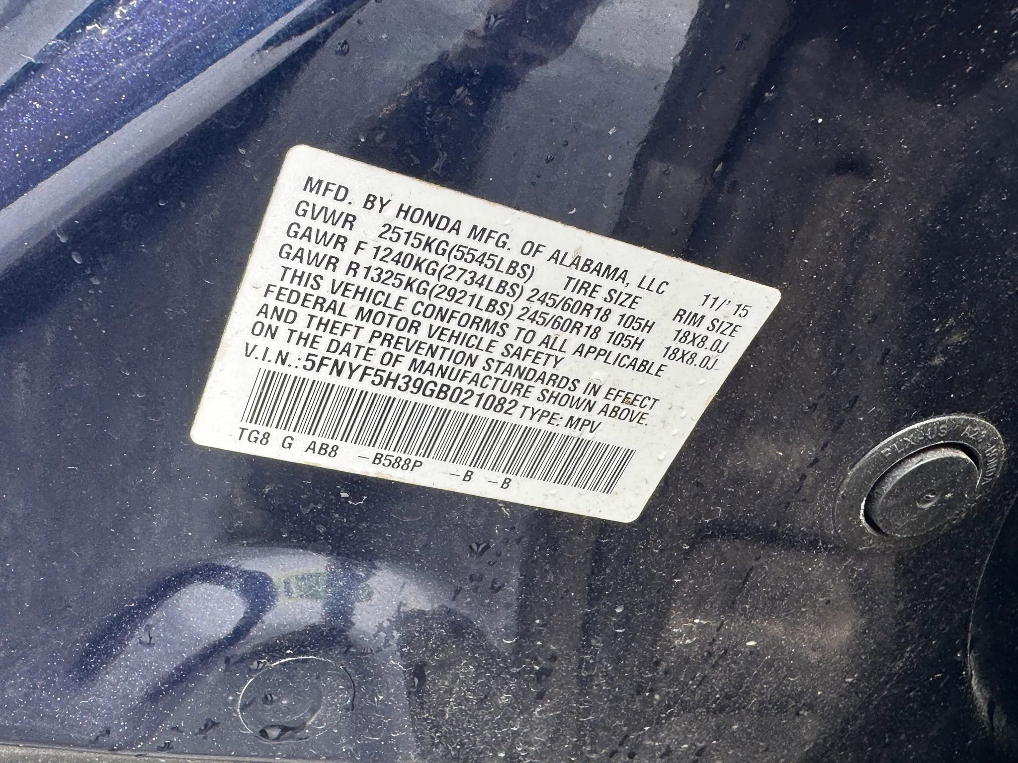 Used 2016 Honda Pilot EX image 14
