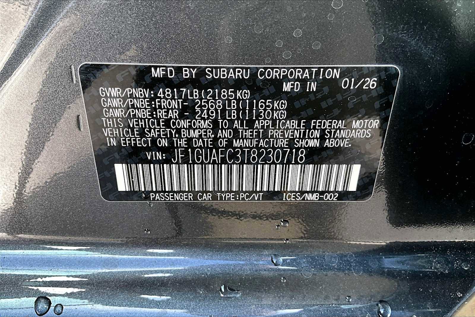 New 2026 Subaru Impreza 2.0i Sport image 18