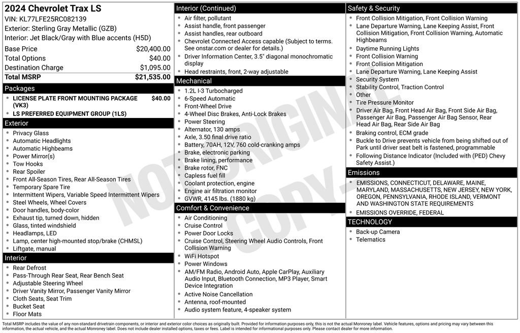Used 2024 Chevrolet Trax LS image 15