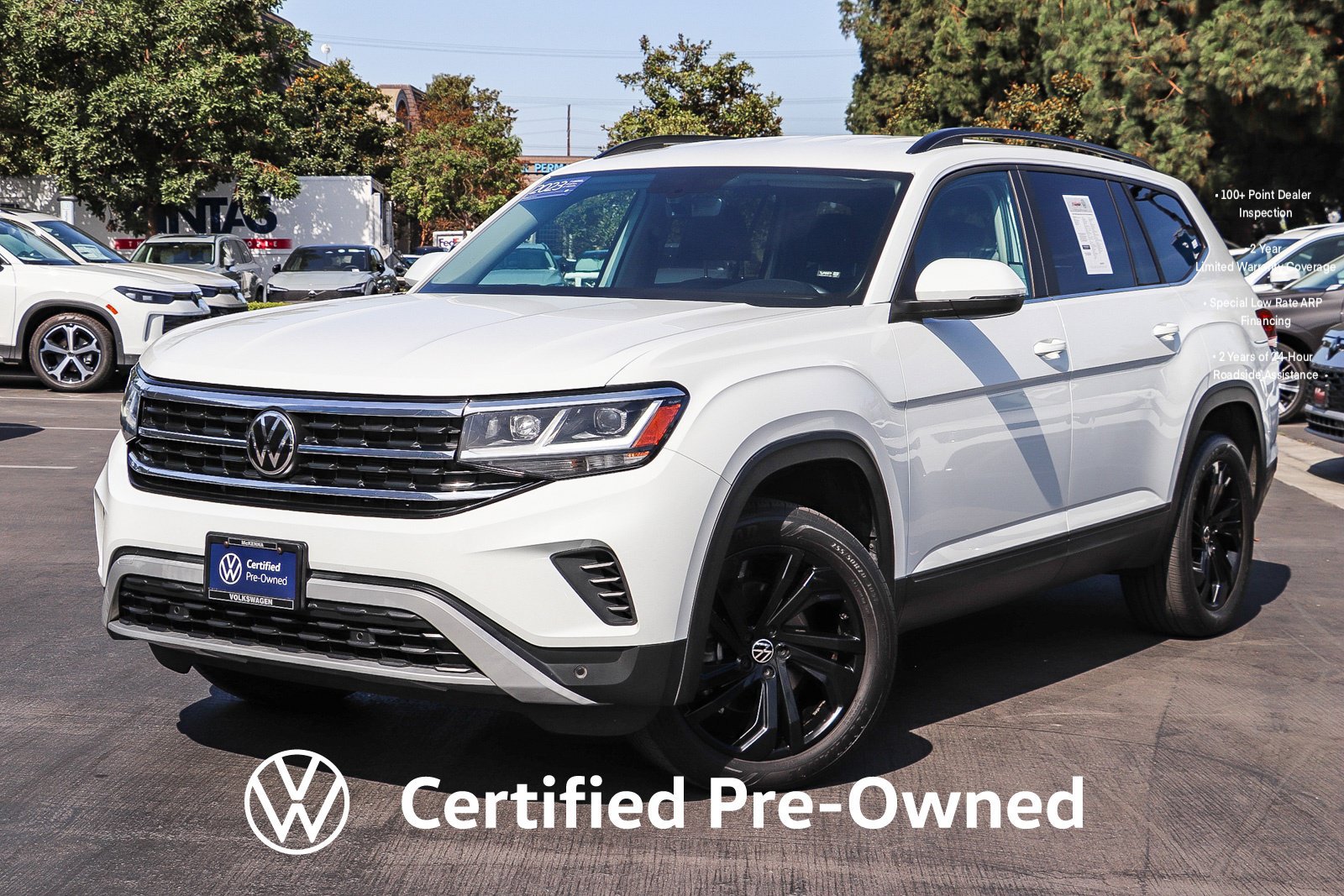 Certified 2023 Volkswagen Atlas SE w/ Black Wheel Package
