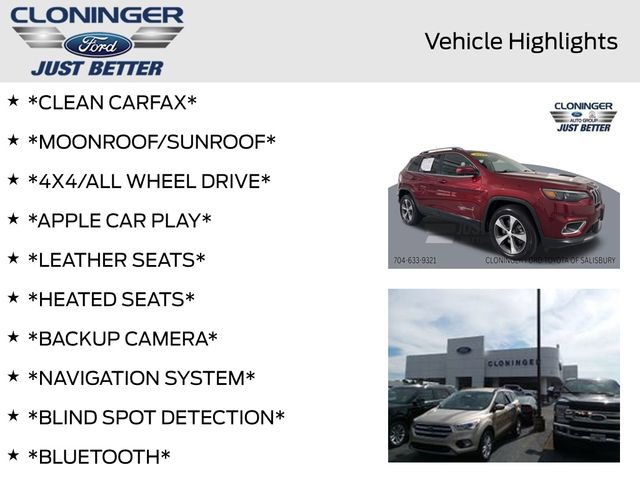 Used 2019 Jeep Cherokee Limited w/ Trailer Tow Group image 4
