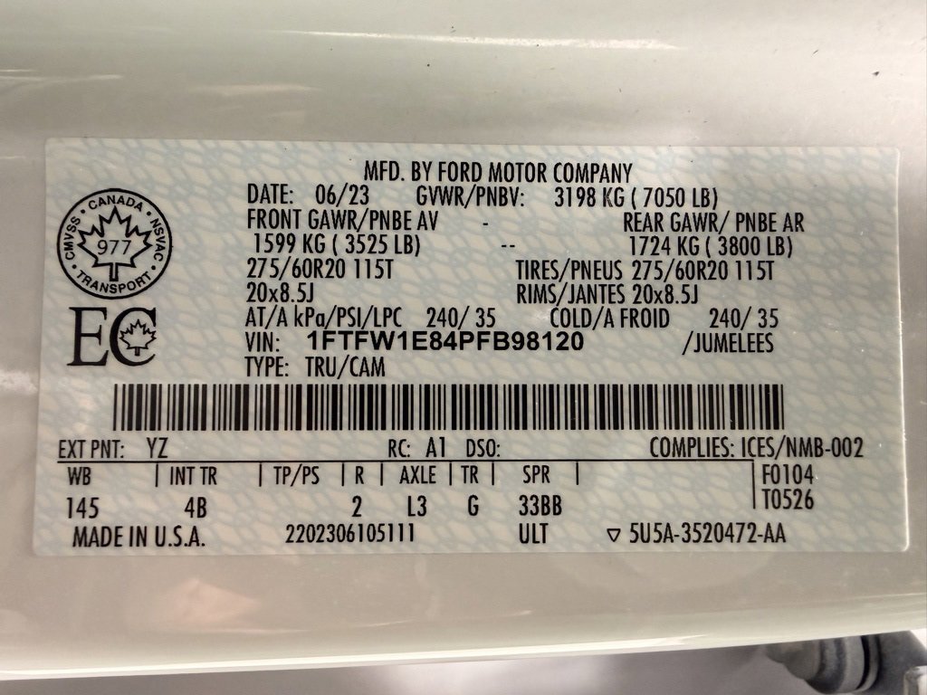 Used 2023 Ford F150 XLT w/ Equipment Group 302A High image 26