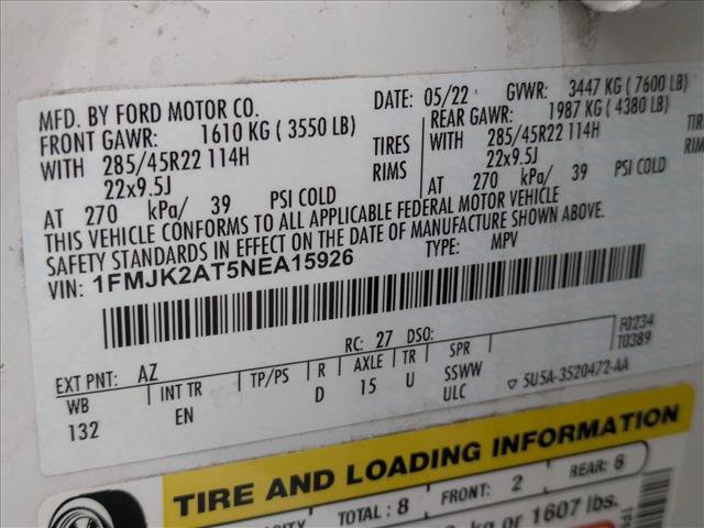 Used 2022 Ford Expedition Max Limited AWD/4WD image 16