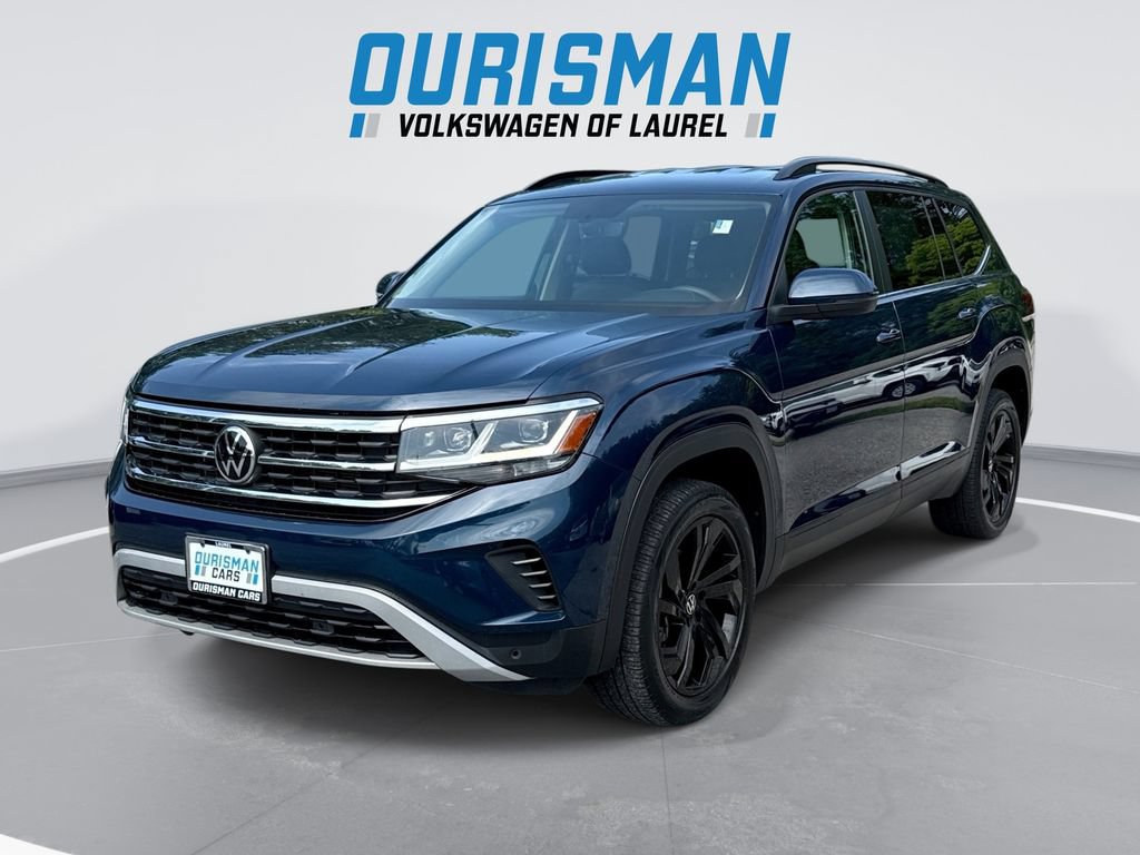 Used 2022 Volkswagen Atlas SE w/ Black Wheel Package AWD/4WD video 1