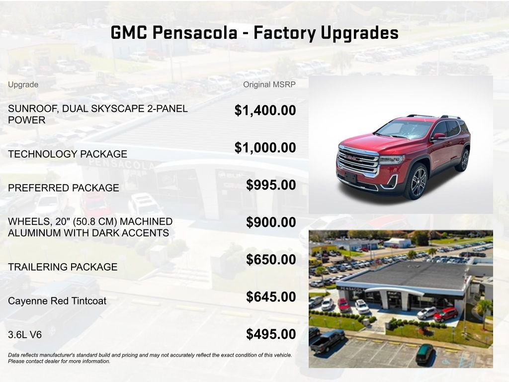 Certified 2022 GMC Acadia SLT w/ Technology Package FWD image 4