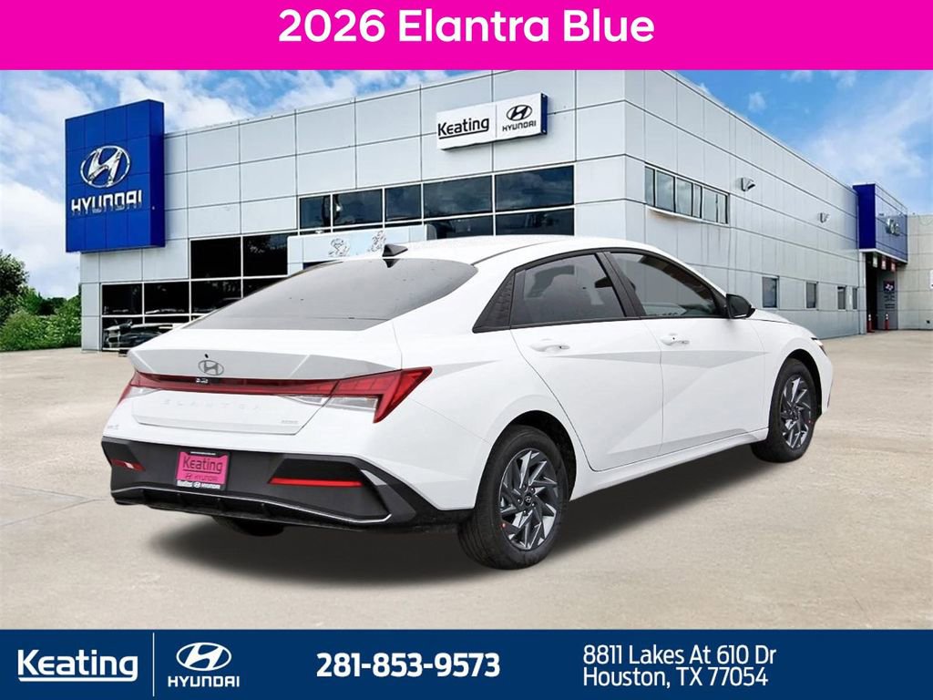New 2026 Hyundai Elantra Blue w/ Cargo Package image 4