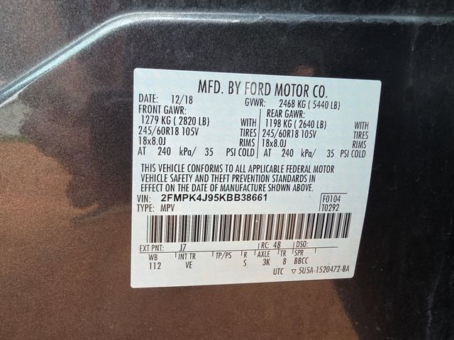 Used 2019 Ford Edge SEL w/ Equipment Group 201A AWD/4WD image 18