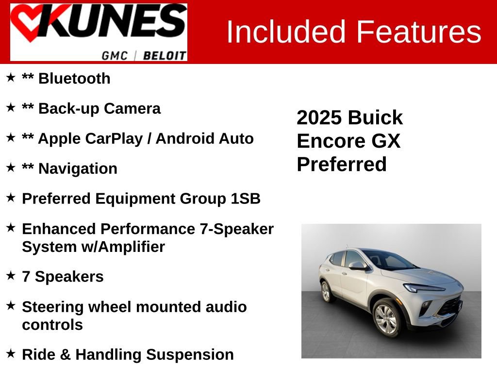 Used 2025 Buick Encore GX Preferred AWD/4WD image 2