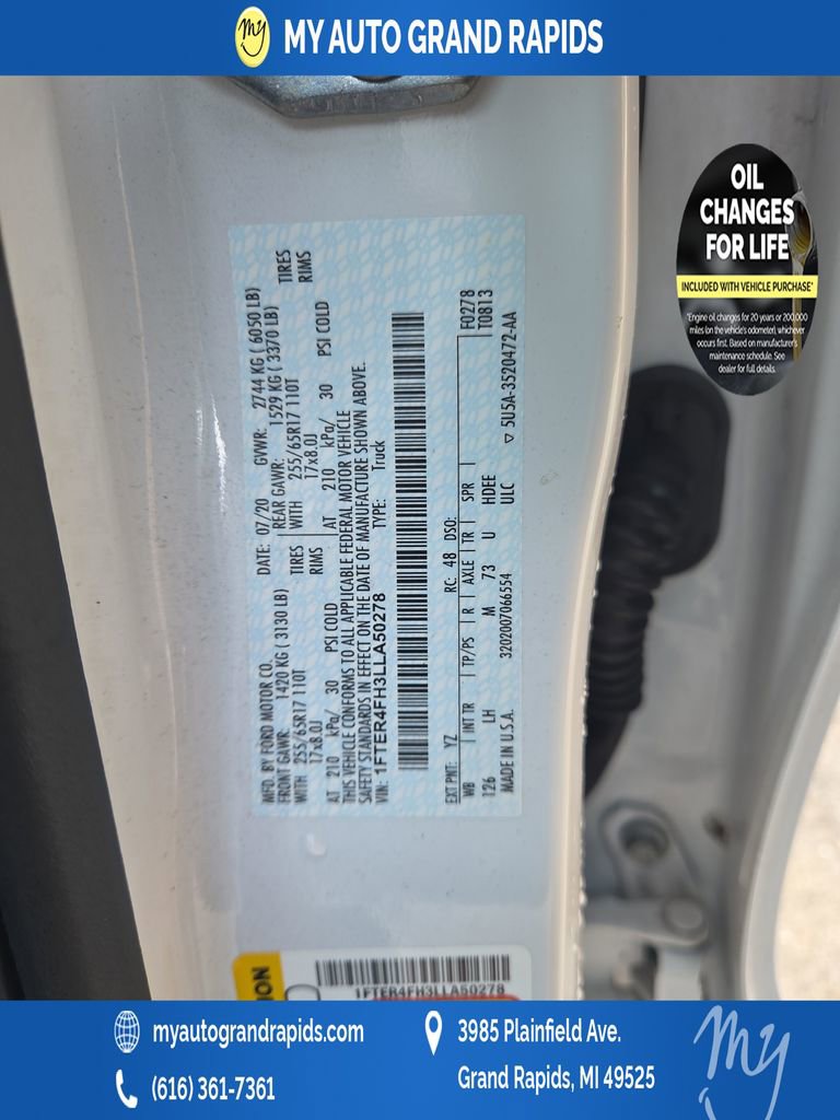 Used 2020 Ford Ranger XLT w/ Equipment Group 301A Mid AWD/4WD image 35