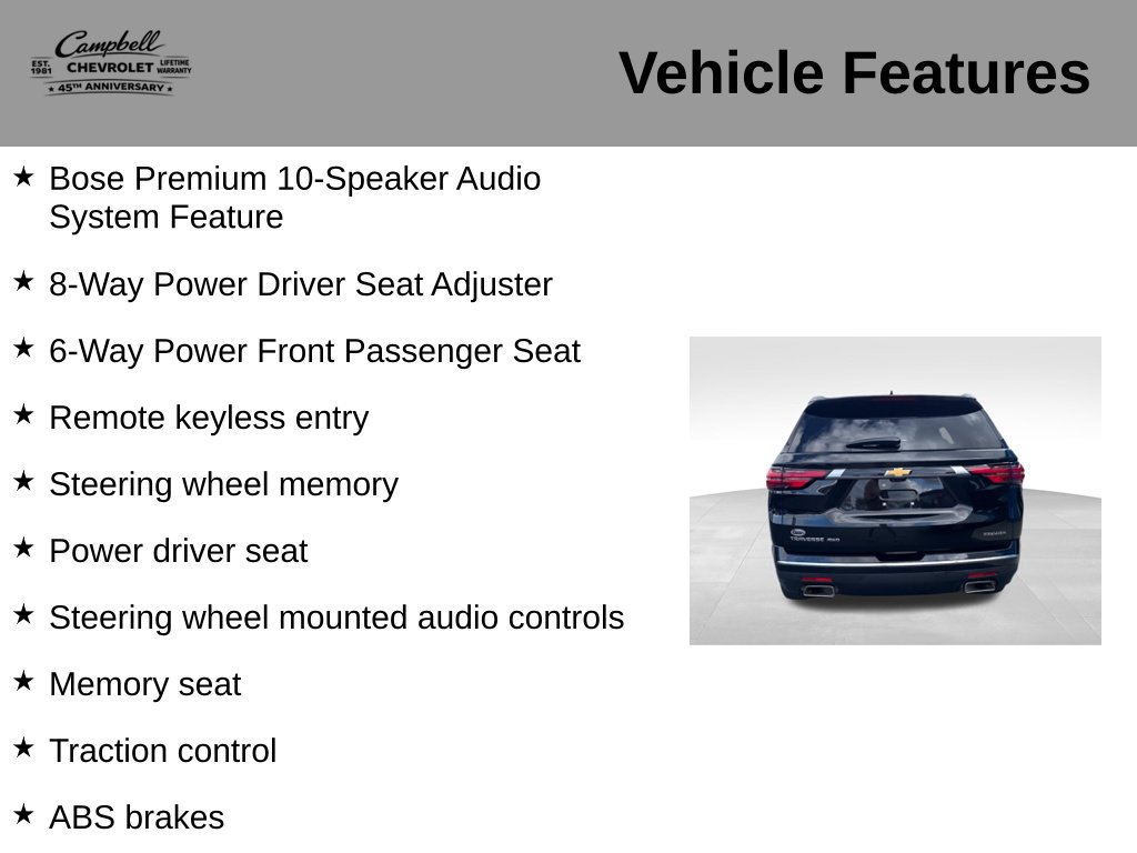 Used 2023 Chevrolet Traverse Premier AWD/4WD image 10