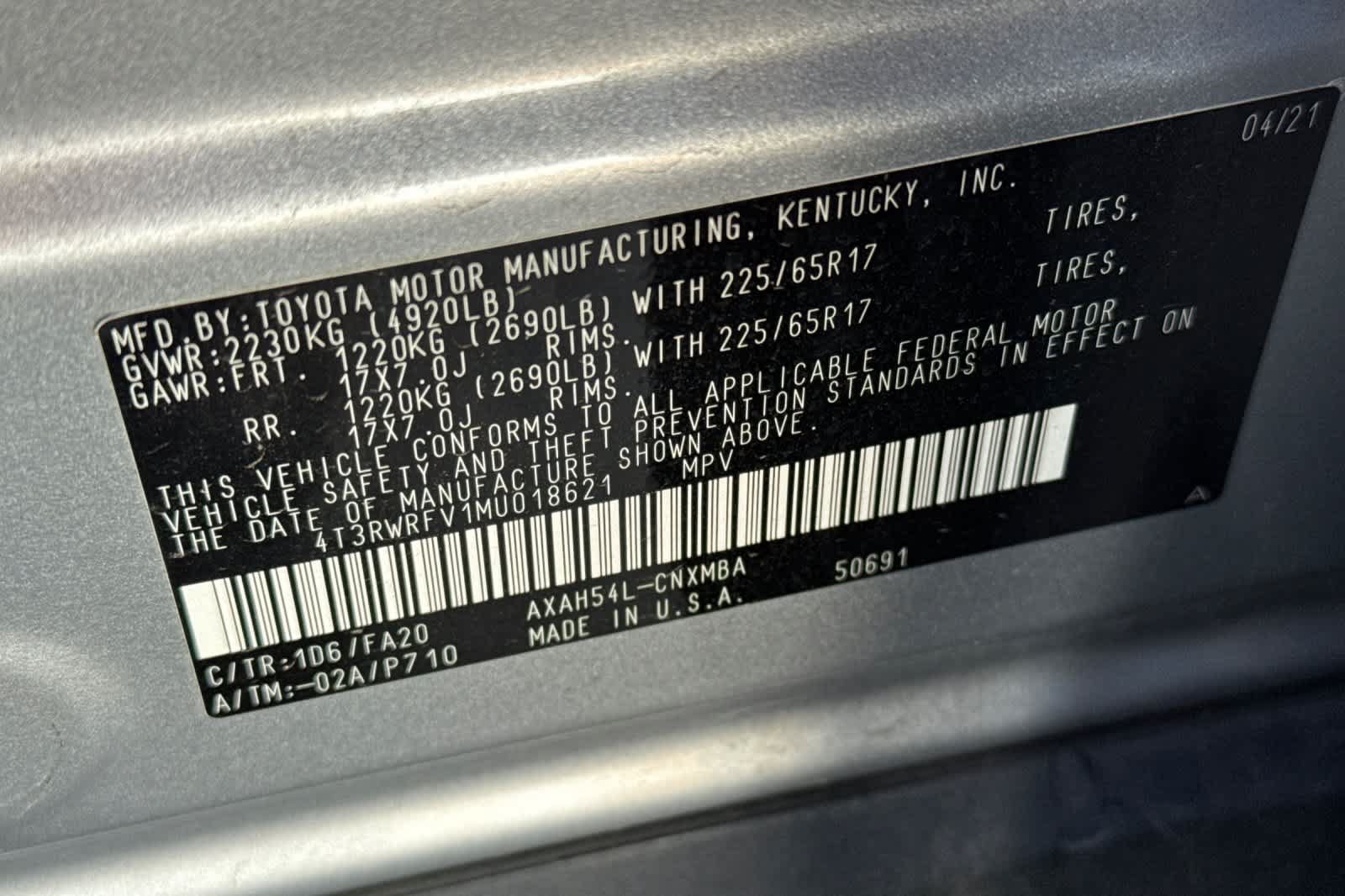 Used 2021 Toyota RAV4 XLE AWD/4WD image 26
