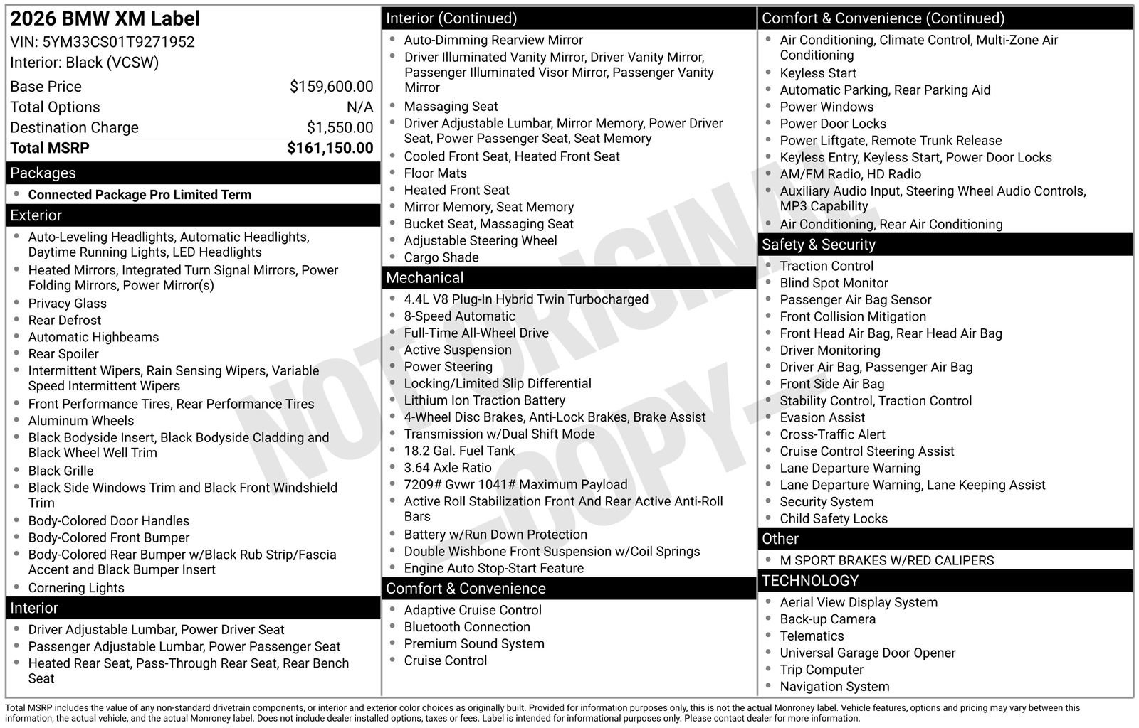 Used 2026 BMW XM Label Red image 38