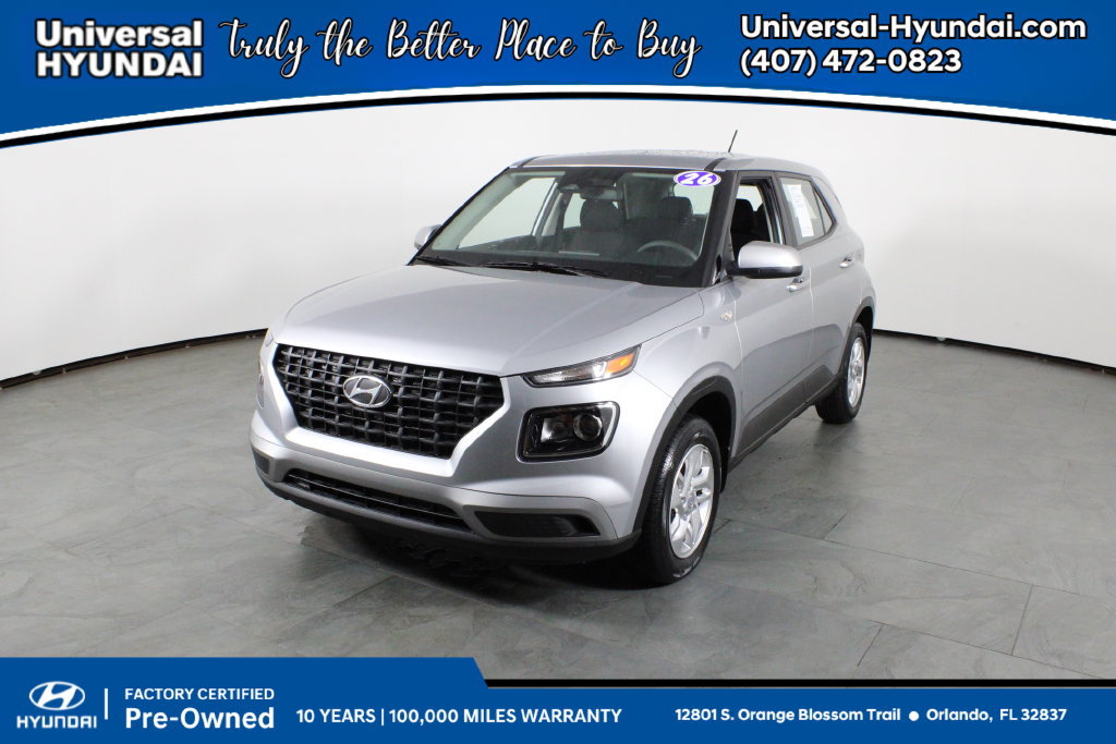 Certified 2026 Hyundai Venue SE