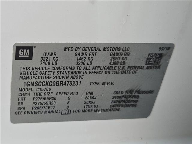 Used 2016 Chevrolet Tahoe LTZ RWD image 26