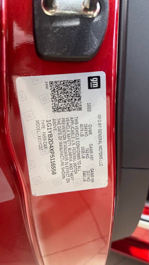 Used 2023 Chevrolet Corvette Stingray Preferred Cpe w/ Z51 Performance Package image 7