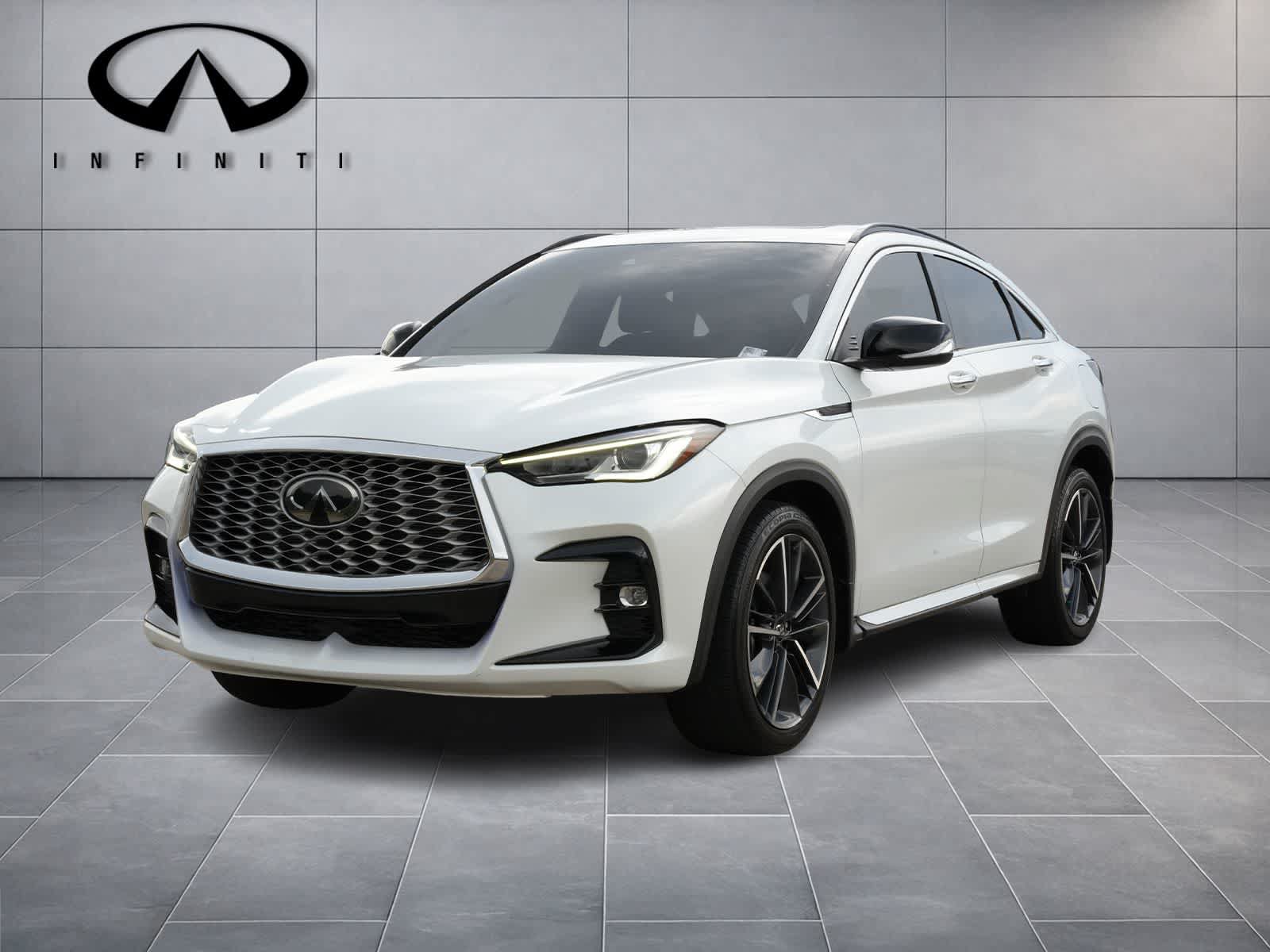 Used 2023 INFINITI QX55 Luxe w/ Cargo Package AWD/4WD video 1