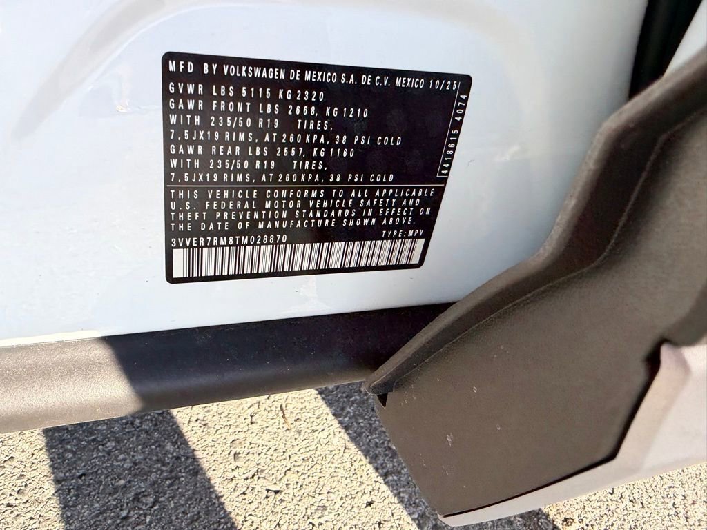 New 2026 Volkswagen Tiguan SE image 31