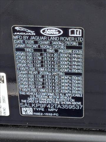 New 2026 Land Rover Range Rover SE AWD/4WD image 16