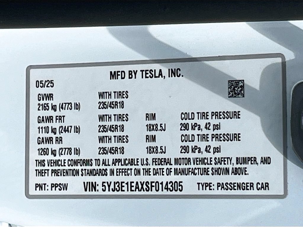 Used 2025 Tesla Model 3 Long Range RWD image 31