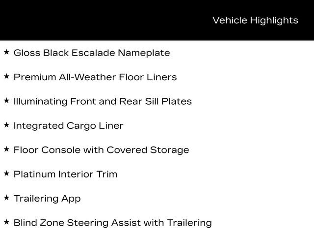 Certified 2025 Cadillac Escalade Sport Platinum w/ LPO, ONYX Package AWD/4WD image 8