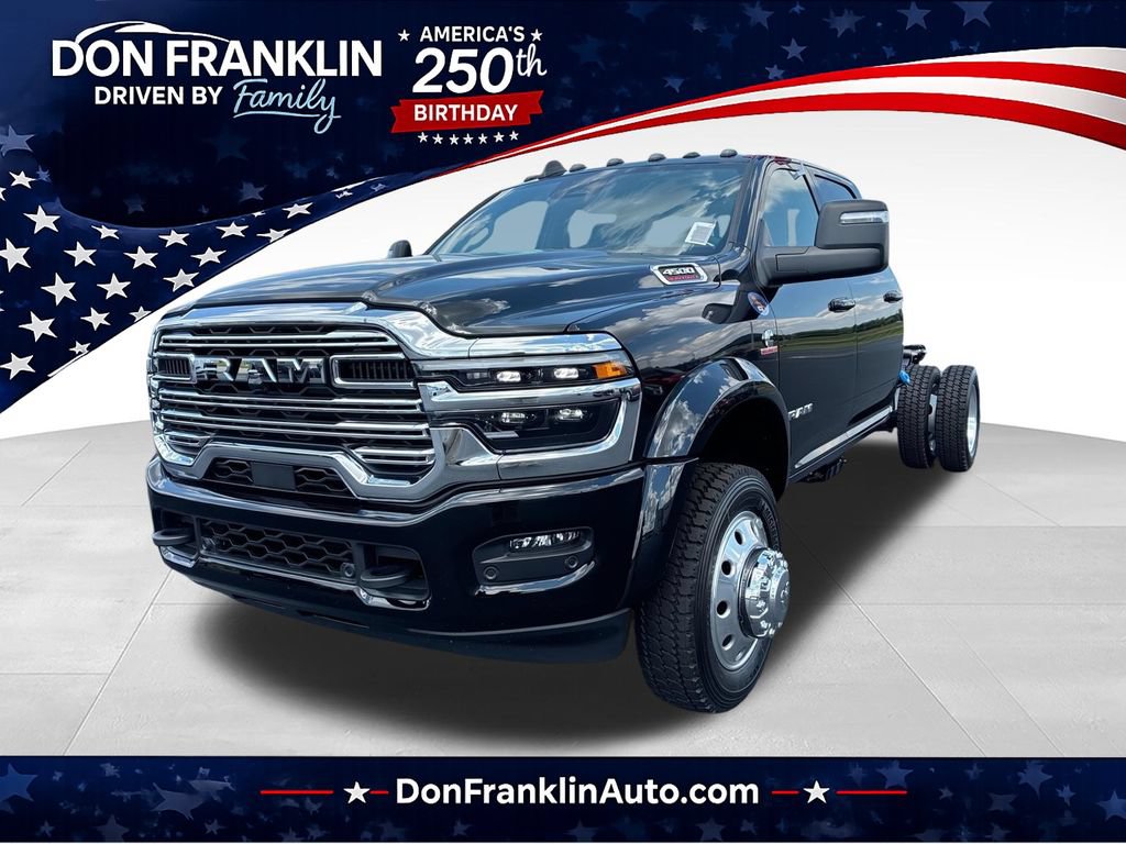 New 2026 RAM 4500 4x4 Crew Cab DRW w/ Laramie Trim Package