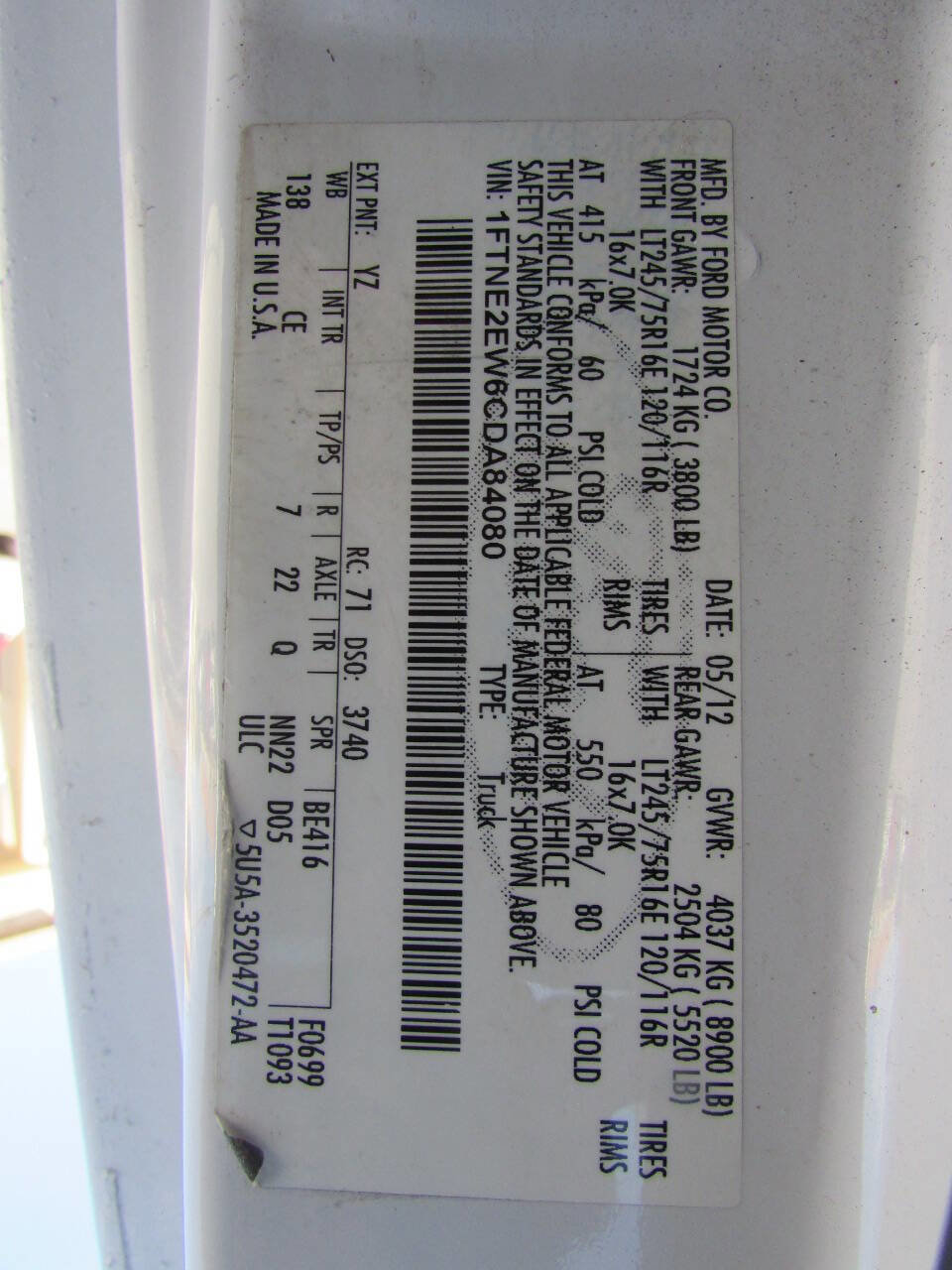 Used 2012 Ford E-250 and Econoline 250 w/ PWR Group image 5