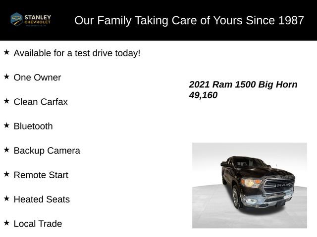 Used 2021 RAM 1500 Big Horn image 9