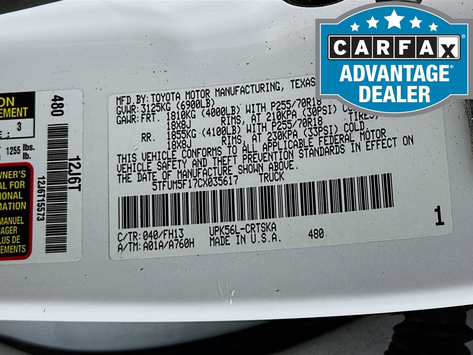 Used 2012 Toyota Tundra 4x4 Double Cab w/ Tow Pkg image 30