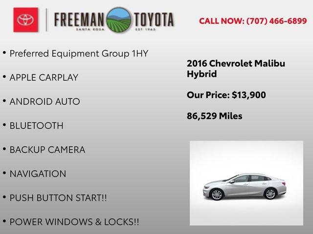 Used 2016 Chevrolet Malibu Hybrid FWD image 5