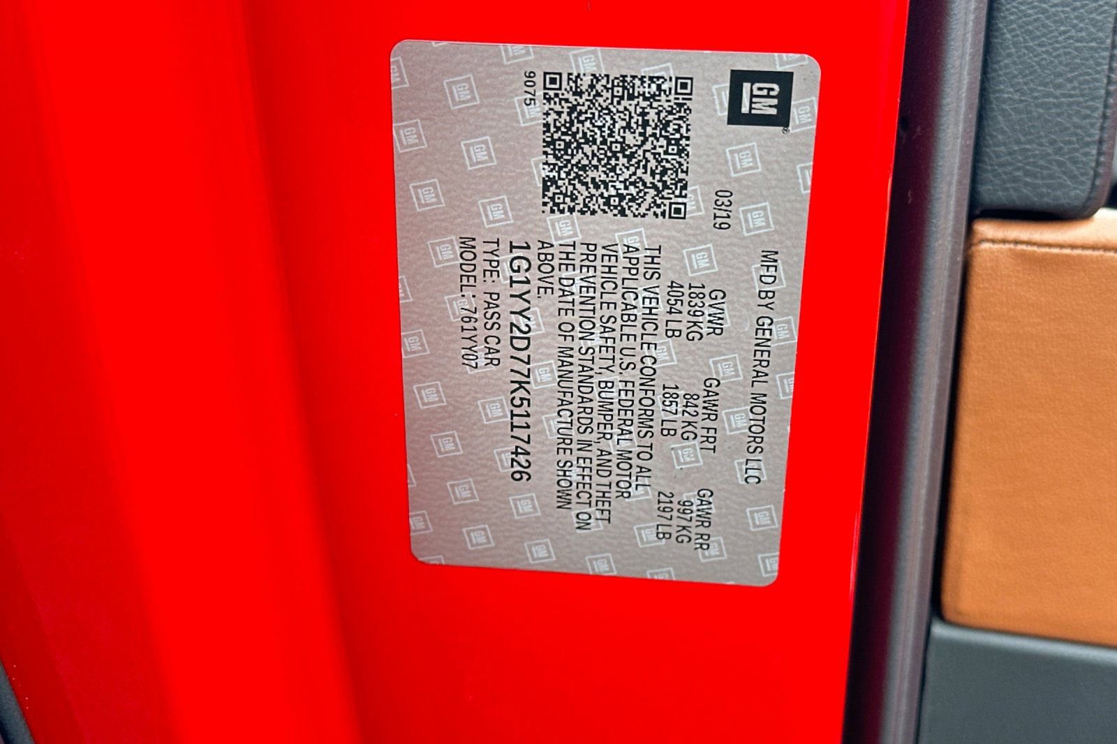 Used 2019 Chevrolet Corvette Grand Sport image 33