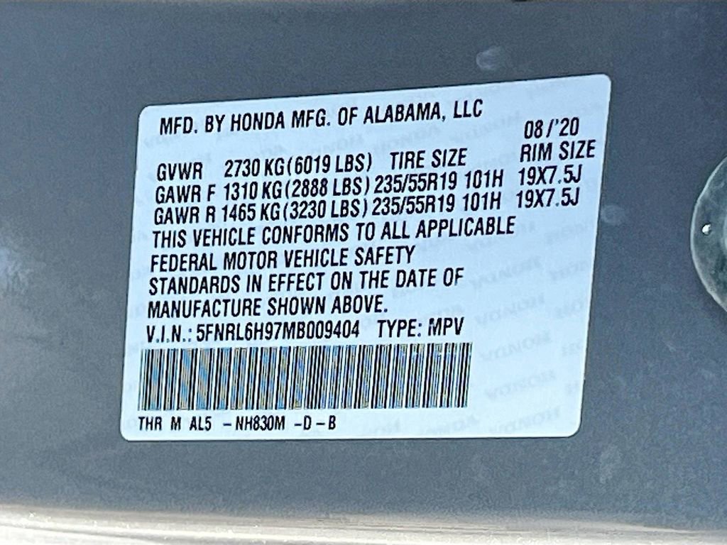 Used 2021 Honda Odyssey Elite image 36