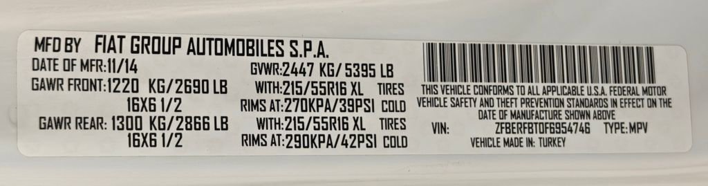 Used 2015 RAM ProMaster City Tradesman SLT w/ Rear Back-up Camera Group image 50