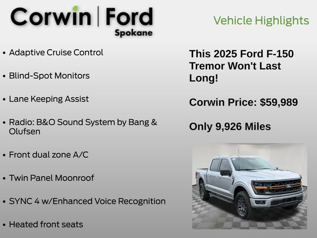 Used 2025 Ford F150 Tremor AWD/4WD image 7